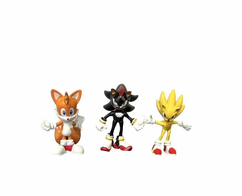 Sonic The Hedgehog 2”Figures: Tails Shadow The Hedgehog & Super Sonic